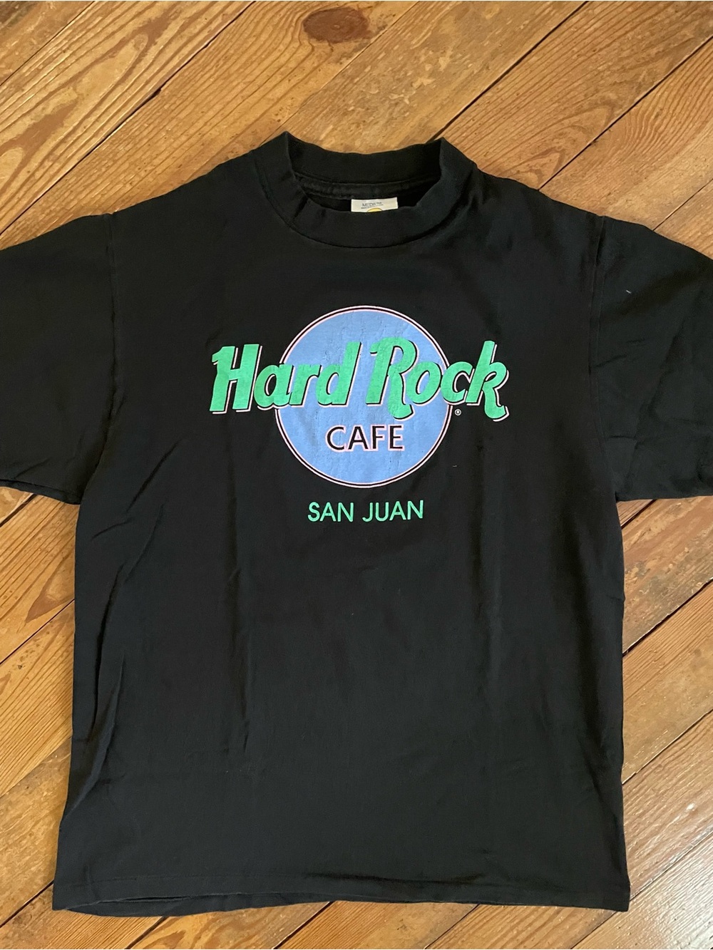 Vintage Hard Rock Cafe San Juan Black Graphic Tee